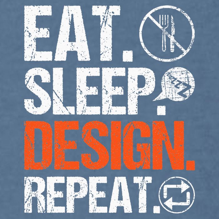 Eat Sleep Design Repeat Architect Architecture Artwork Garment-Dyed Sweatshirt