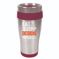 Eat Sleep Design Repeat Architect Architecture Artwork 16oz Travel Tumbler