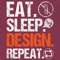 Eat Sleep Design Repeat Architect Architecture Artwork 16oz Travel Tumbler