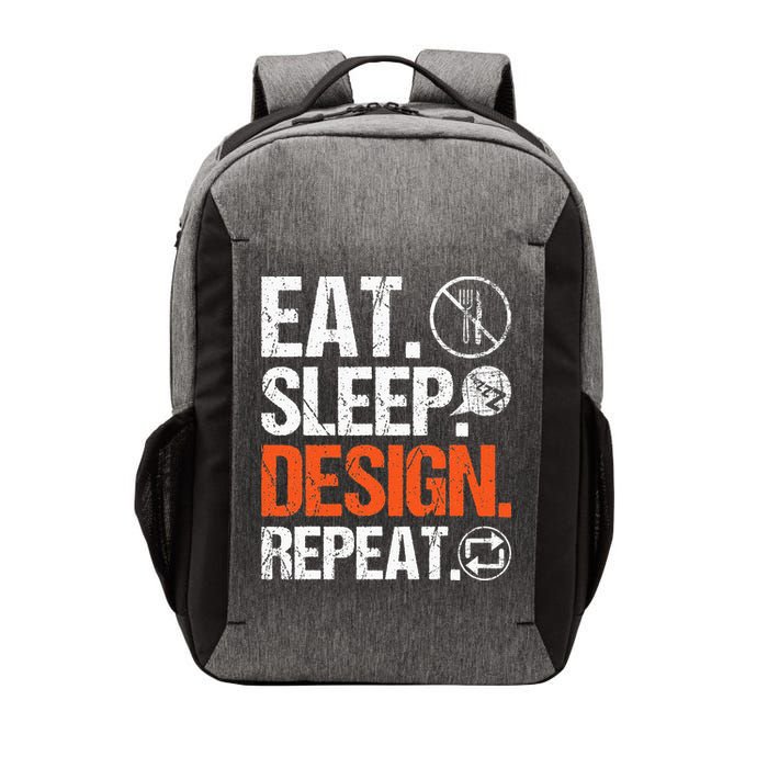 Eat Sleep Design Repeat Architect Architecture Artwork Vector Backpack