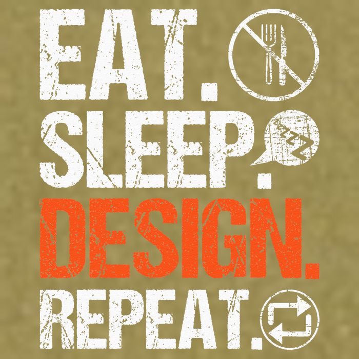 Eat Sleep Design Repeat Architect Architecture Artwork Garment-Dyed Women's Muscle Tee