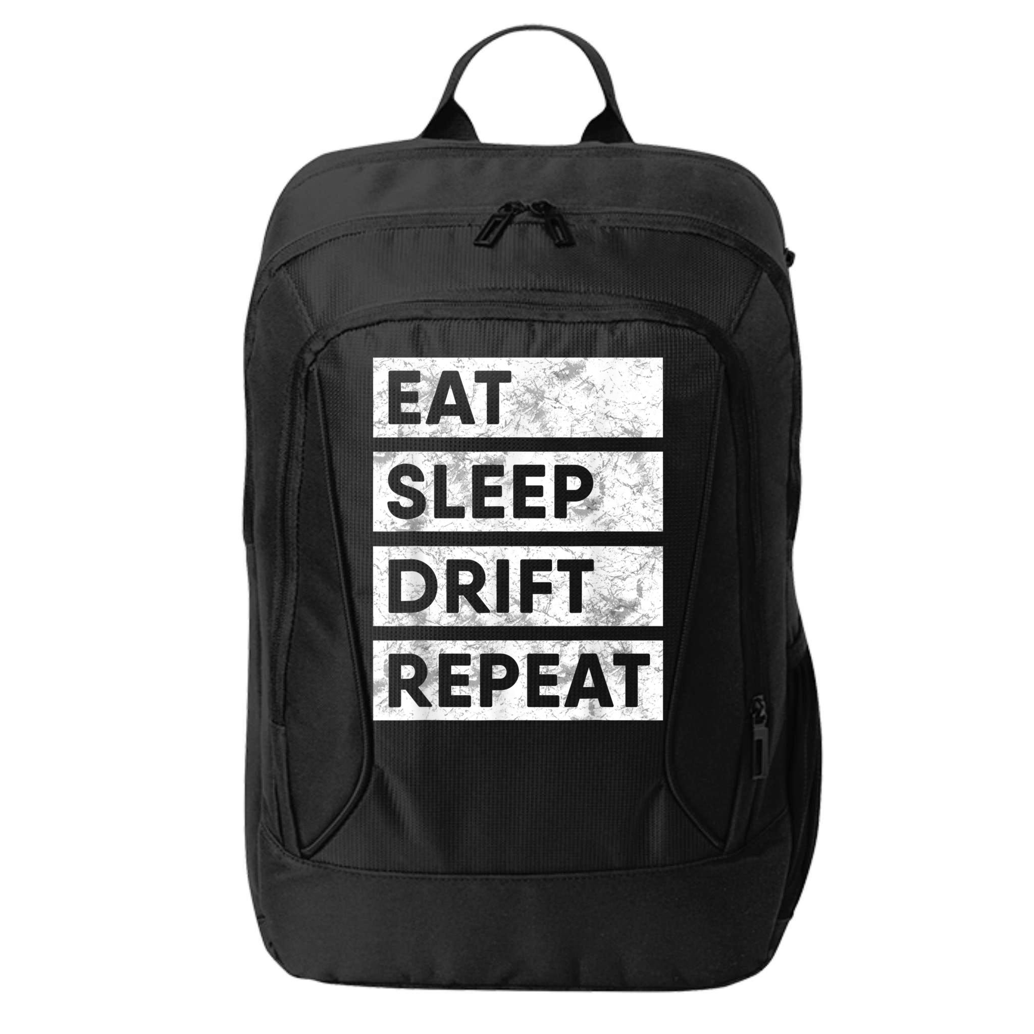 Eat Sleep Drift Repeat Car Drifting Tokyo JDM City Backpack