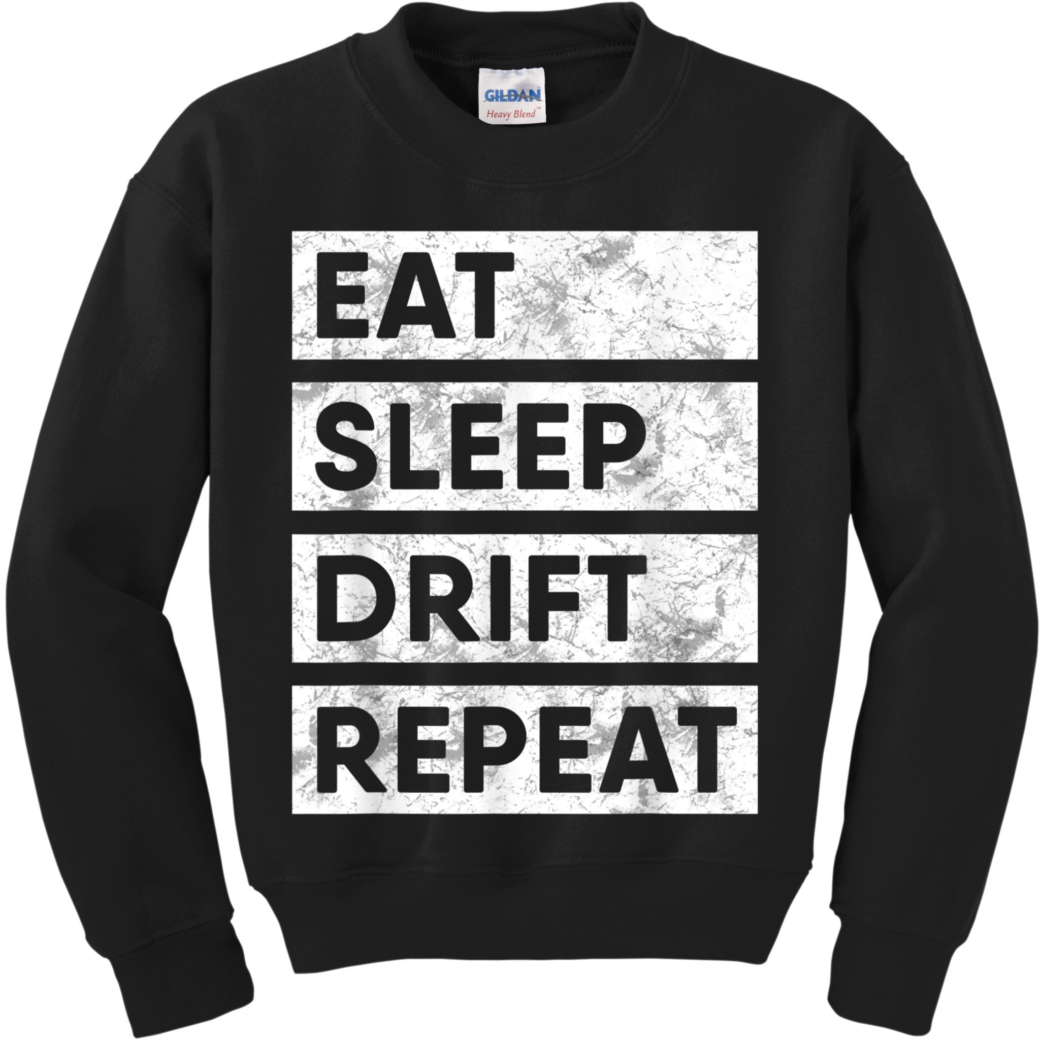 Eat Sleep Drift Repeat Car Drifting Tokyo JDM Kids Sweatshirt