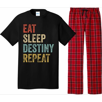 Eat Sleep Destiny Repeat Gamers Outfit Destiny Pajama Set