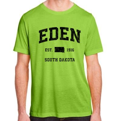 Eden South Dakota Sd Vintage Athletic Sports Adult ChromaSoft Performance T-Shirt