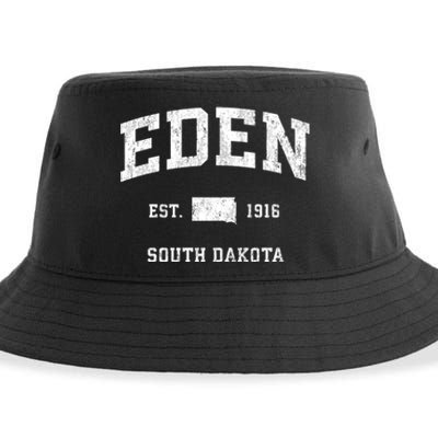 Eden South Dakota Sd Vintage Athletic Sports Sustainable Bucket Hat