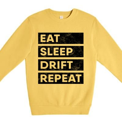 Eat Sleep Drift Repeat Tokyo Jdm Cool Gift Premium Crewneck Sweatshirt