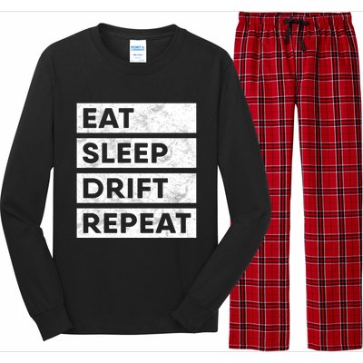 Eat Sleep Drift Repeat Tokyo Jdm Cool Gift Long Sleeve Pajama Set