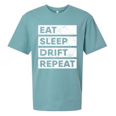 Eat Sleep Drift Repeat Tokyo Jdm Cool Gift Sueded Cloud Jersey T-Shirt