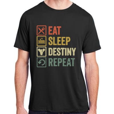 Eat Sleep Destiny Repeat Adult ChromaSoft Performance T-Shirt