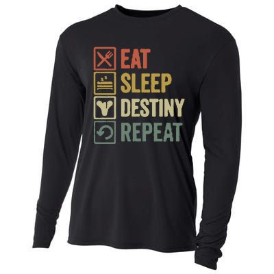 Eat Sleep Destiny Repeat Cooling Performance Long Sleeve Crew