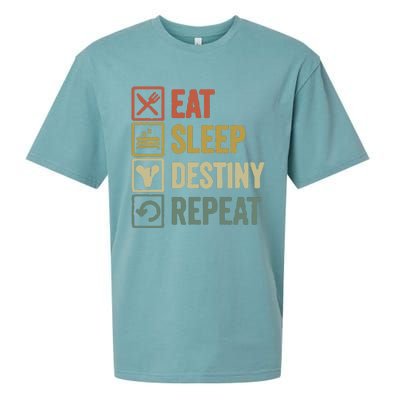 Eat Sleep Destiny Repeat Sueded Cloud Jersey T-Shirt