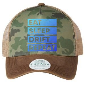 Eat Sleep Drift Repeat Tokyo Jdm Cool Gift Legacy Tie Dye Trucker Hat