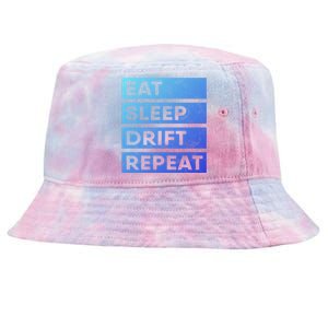 Eat Sleep Drift Repeat Tokyo Jdm Cool Gift Tie-Dyed Bucket Hat