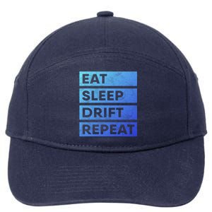 Eat Sleep Drift Repeat Tokyo Jdm Cool Gift 7-Panel Snapback Hat