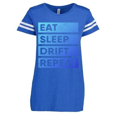 Eat Sleep Drift Repeat Tokyo Jdm Cool Gift Enza Ladies Jersey Football T-Shirt