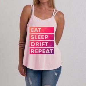 Eat Sleep Drift Repeat Tokyo Jdm Cool Gift Women's Strappy Tank