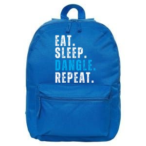 Eat Sleep Dangle Repeat Hockey Funny Hockey Gift 16 in Basic Backpack