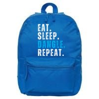 Eat Sleep Dangle Repeat Hockey Funny Hockey Gift 16 in Basic Backpack