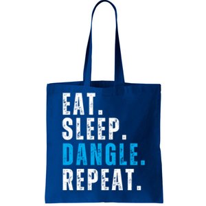 Eat Sleep Dangle Repeat Hockey Funny Hockey Gift Tote Bag