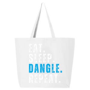 Eat Sleep Dangle Repeat Hockey Funny Hockey Gift 25L Jumbo Tote