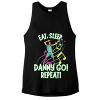 Eat Sleep Danny Go! Repeat Danny Go Adventure Ladies PosiCharge Tri-Blend Wicking Tank