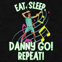 Eat Sleep Danny Go! Repeat Danny Go Adventure Ladies PosiCharge Tri-Blend Wicking Tank