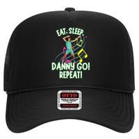 Eat Sleep Danny Go! Repeat Danny Go Adventure High Crown Mesh Back Trucker Hat