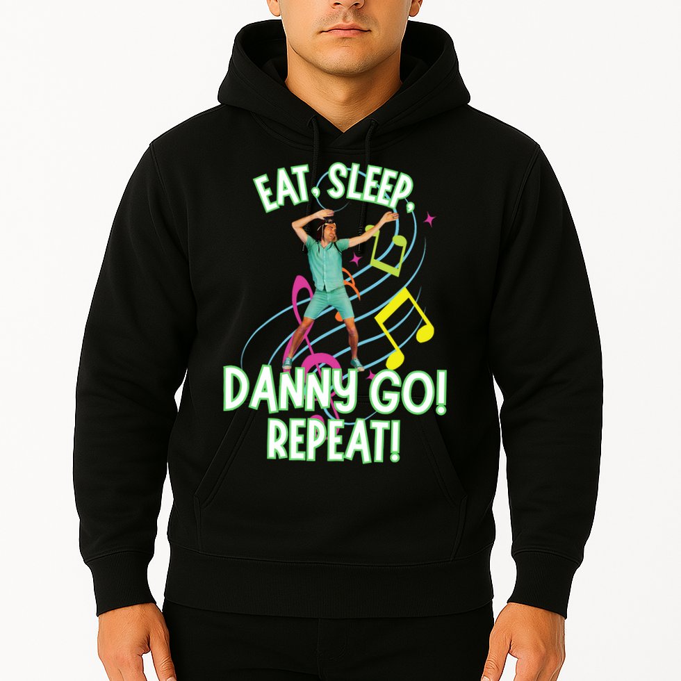 Eat Sleep Danny Go! Repeat Danny Go Adventure Hoodie