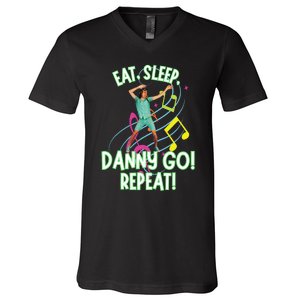 Eat Sleep Danny Go! Repeat Danny Go Adventure V-Neck T-Shirt