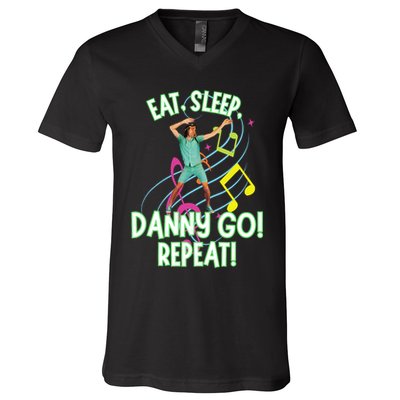 Eat Sleep Danny Go! Repeat Danny Go Adventure V-Neck T-Shirt