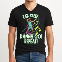 Eat Sleep Danny Go! Repeat Danny Go Adventure V-Neck T-Shirt