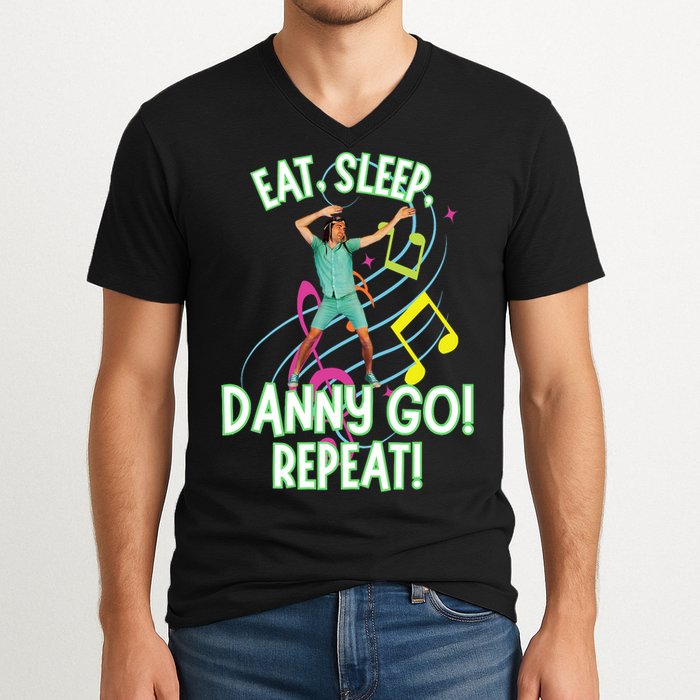 Eat Sleep Danny Go! Repeat Danny Go Adventure V-Neck T-Shirt