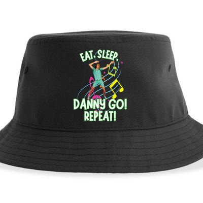 Eat Sleep Danny Go! Repeat Danny Go Adventure Sustainable Bucket Hat