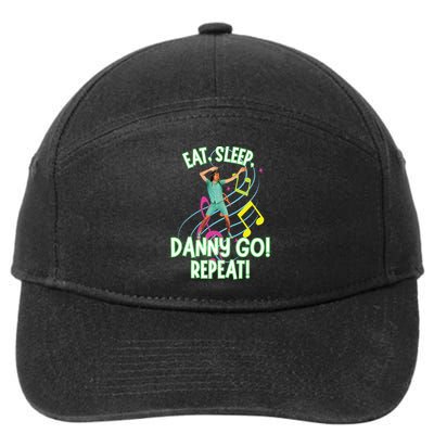 Eat Sleep Danny Go! Repeat Danny Go Adventure 7-Panel Snapback Hat