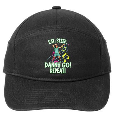 Eat Sleep Danny Go! Repeat Danny Go Adventure 7-Panel Snapback Hat