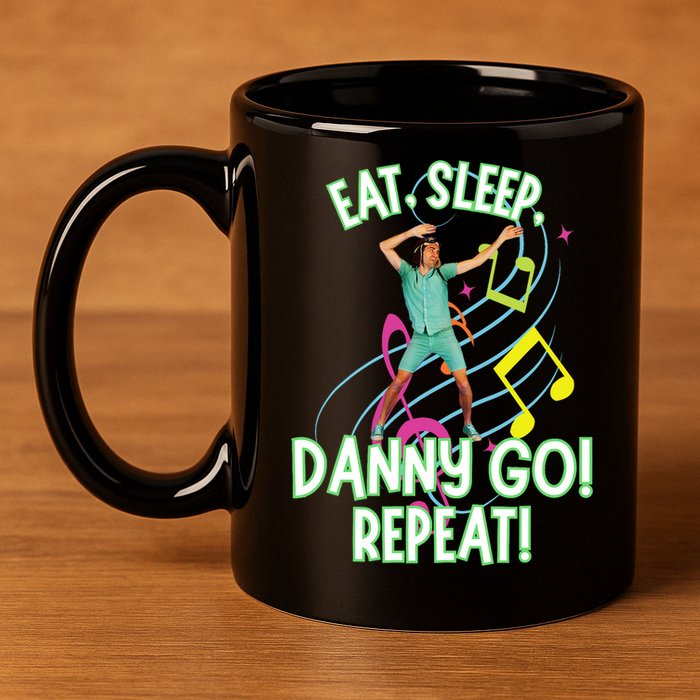 Eat Sleep Danny Go! Repeat Danny Go Adventure 11oz C Handle Ceramic Mug