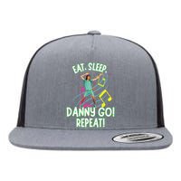 Eat Sleep Danny Go! Repeat Danny Go Adventure Flat Bill Trucker Hat