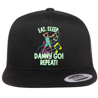 Eat Sleep Danny Go! Repeat Danny Go Adventure Flat Bill Trucker Hat