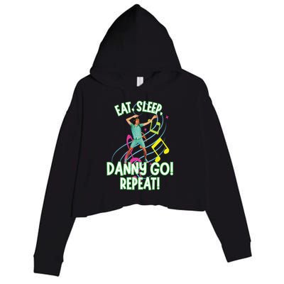 Eat Sleep Danny Go! Repeat Danny Go Adventure Crop Fleece Hoodie