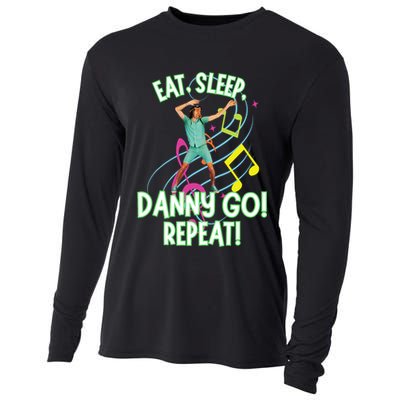 Eat Sleep Danny Go! Repeat Danny Go Adventure Cooling Performance Long Sleeve Crew
