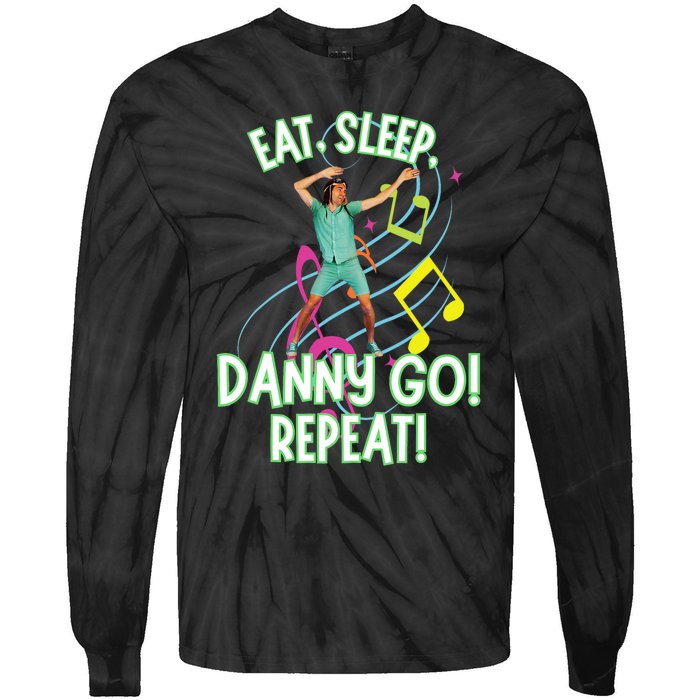 Eat Sleep Danny Go! Repeat Danny Go Adventure Tie-Dye Long Sleeve Shirt