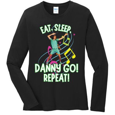 Eat Sleep Danny Go! Repeat Danny Go Adventure Ladies Long Sleeve Shirt