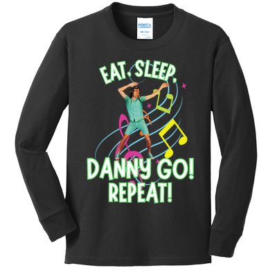 Eat Sleep Danny Go! Repeat Danny Go Adventure Kids Long Sleeve Shirt