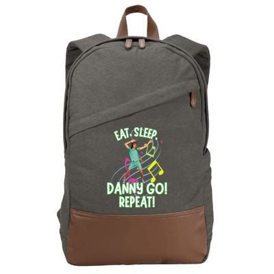 Eat Sleep Danny Go! Repeat Danny Go Adventure Cotton Canvas Backpack