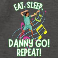 Eat Sleep Danny Go! Repeat Danny Go Adventure Vector Backpack