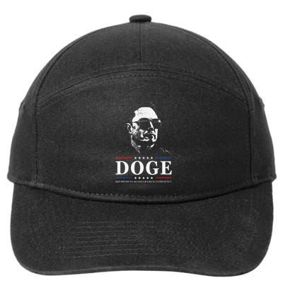 Elon Sunglasses D.O.G.E. Department Of Government Efficiency .Png 7-Panel Snapback Hat