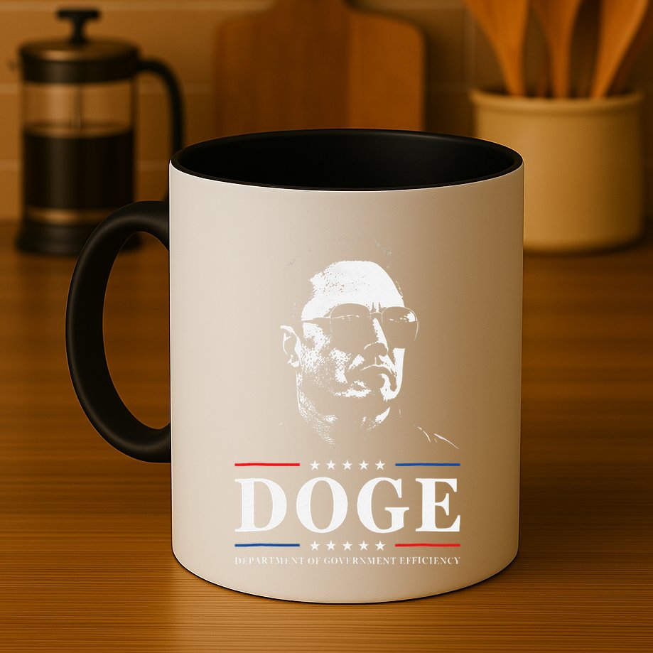 Elon Sunglasses D.O.G.E. Department Of Government Efficiency .Png Mug