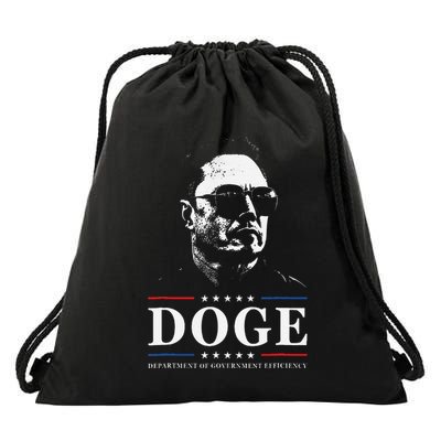Elon Sunglasses D.O.G.E. Department Of Government Efficiency .Png Drawstring Bag