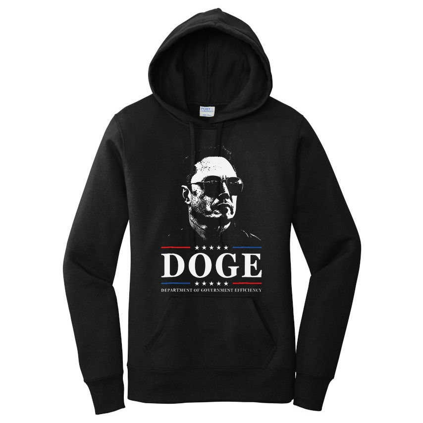 Elon Sunglasses D.O.G.E. Department Of Government Efficiency .Png Women's Pullover Hoodie